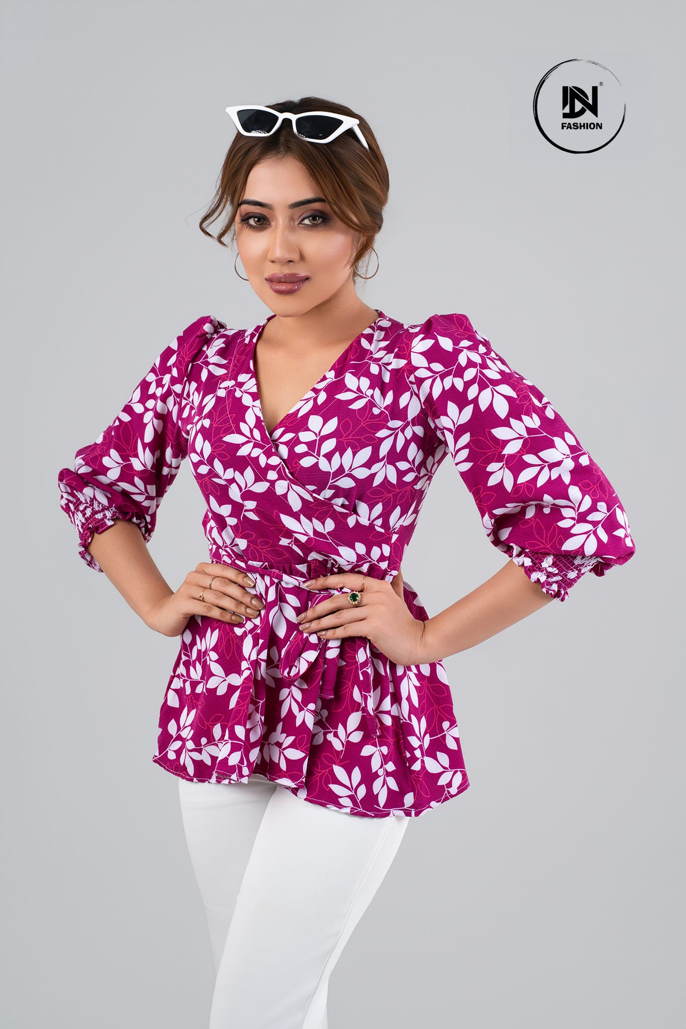 Floria Wrap Top