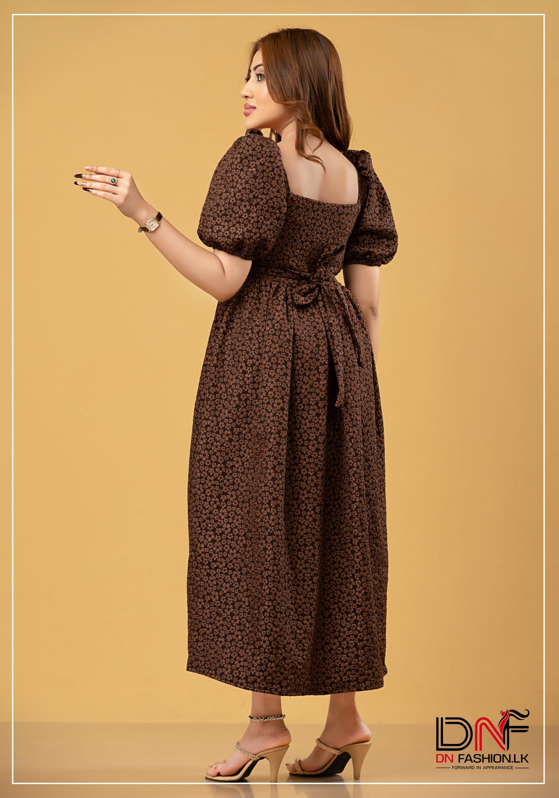 Elara Emboss Maxi Dress - Image 6