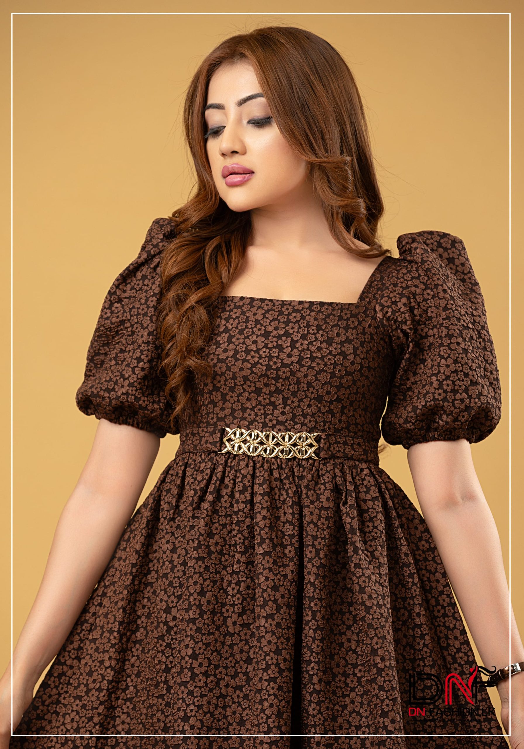 Elara Emboss Maxi Dress - Image 5